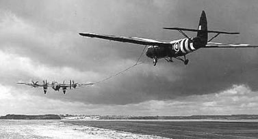 Halifax towing Horsa glider