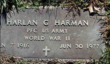 Harlan G. Harman (grave)