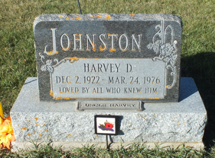 Harvey D. Johnston (grave)