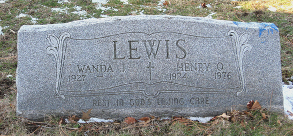 Henry O. Lewis (grave)