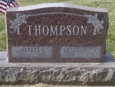 Herbert R. Thompson (grave)