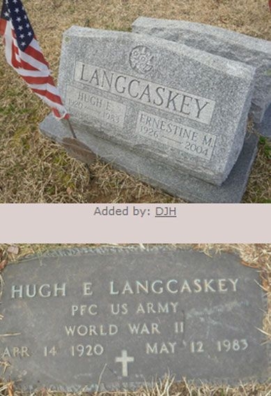 Hugh E. Langcaskey (grave)