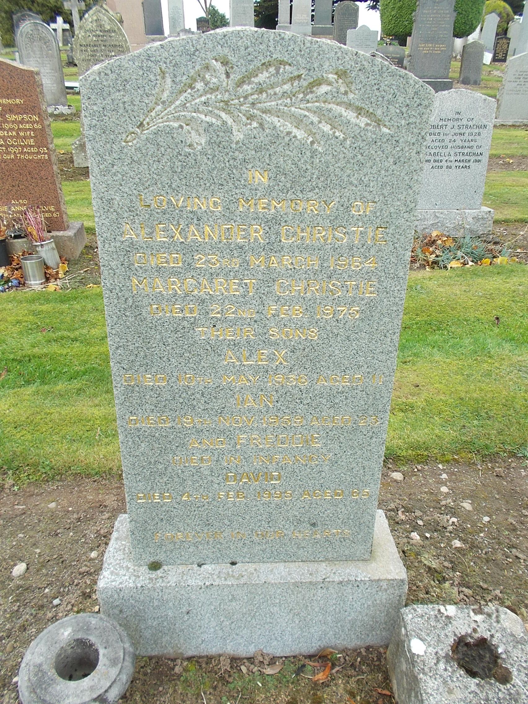 I. Christie (Grave)