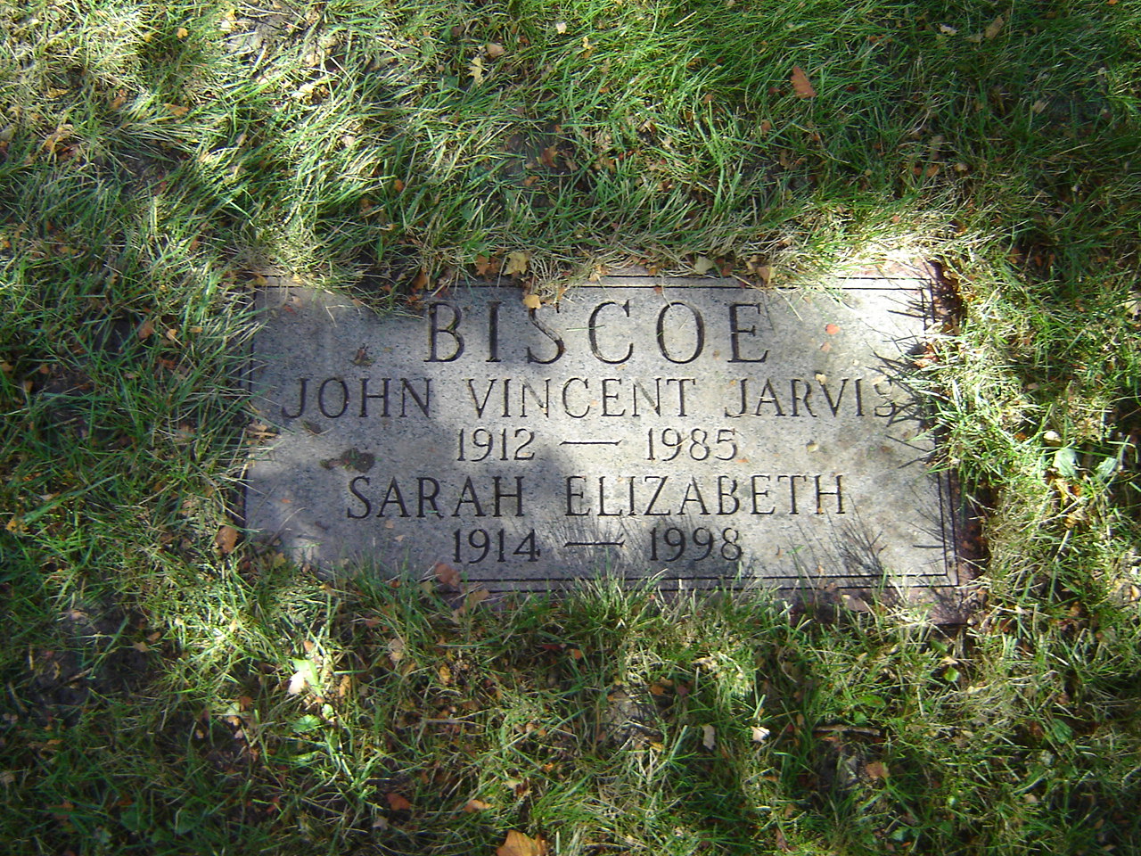 J. Biscoe (Grave)