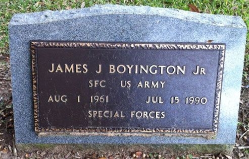 J. Boyington (grave)