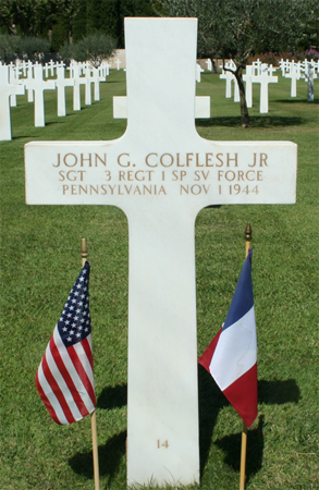 J. Colflesh,Jr (grave)