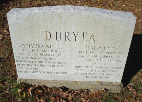 J. Duryea (grave)
