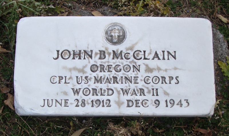 J. McClain (Grave)