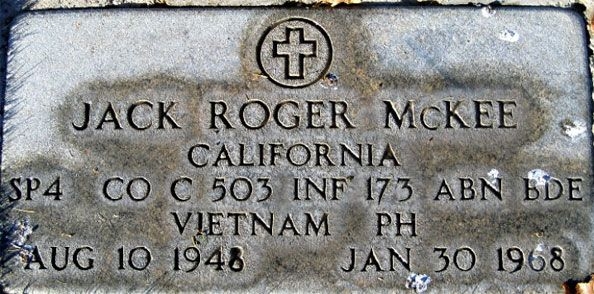 J. McKee (grave)