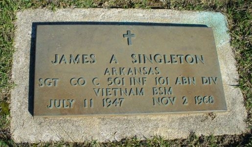 J. Singleton (grave)