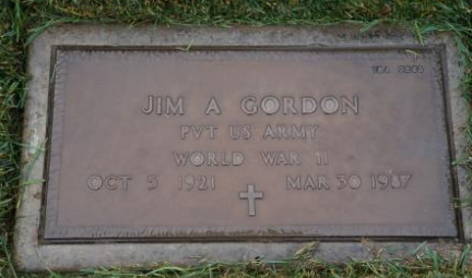Jim A. Gordon (grave)