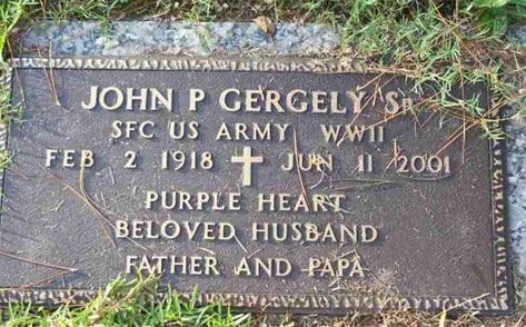 John P. Gergely (grave)