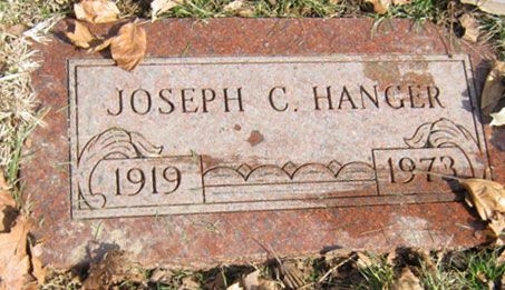 Joseph C. Hanger (grave)