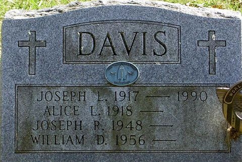 Joseph L. Davis (grave)