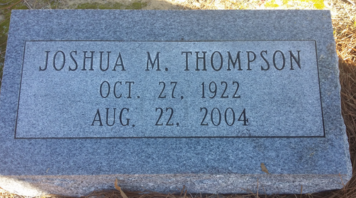 Joshua M. Thompson,Jr (grave)