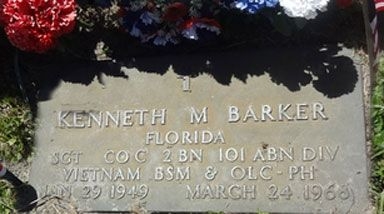 K. Barker (grave)