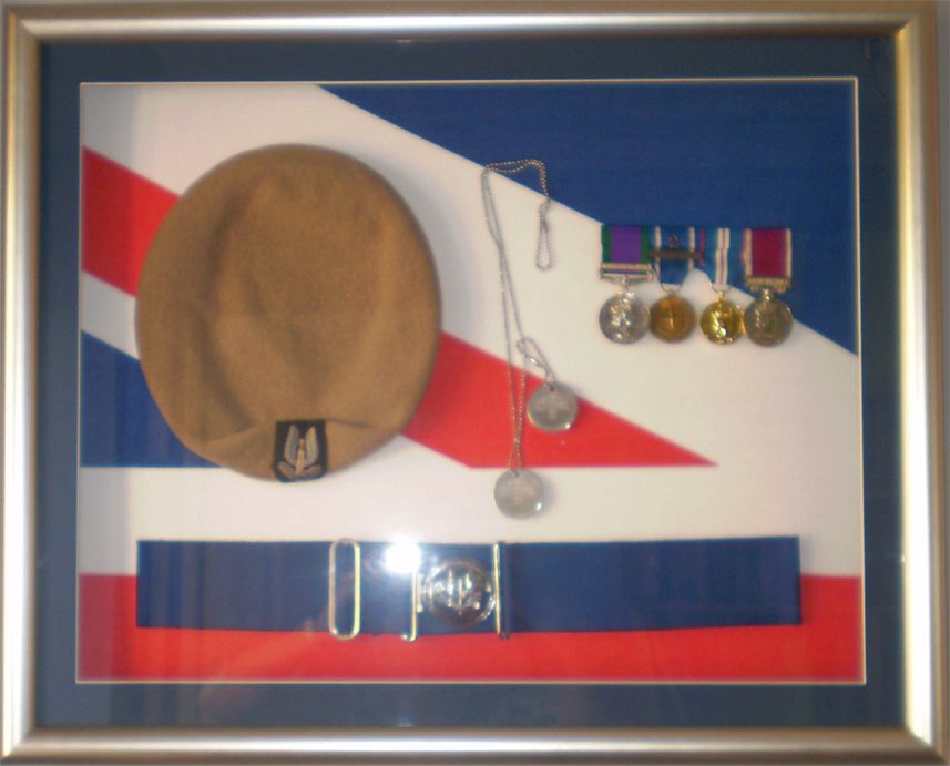 K. Butterton (beret,tags,medals,belt)