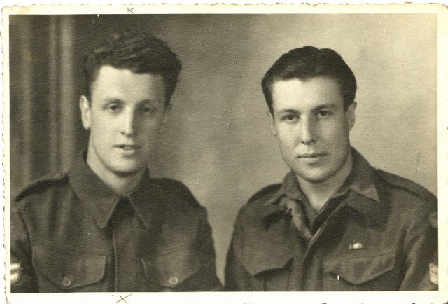 K. Horsfield (left,with brother Alan)