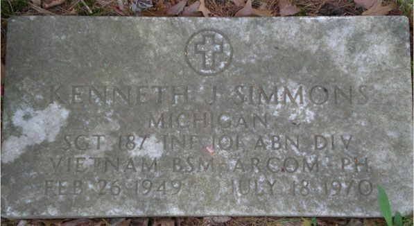 K. Simmons (grave)