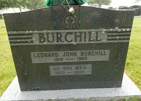 Leonard J. Burchill (grave)