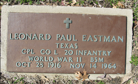 Leonard P. Eastman (grave)