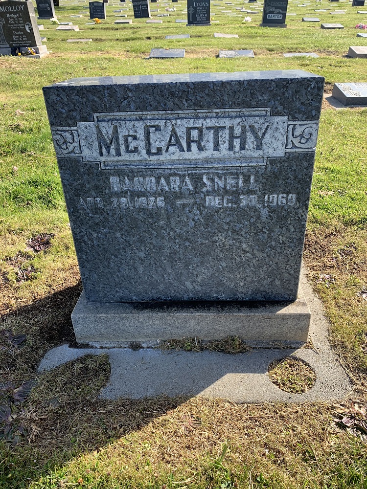 M. McCarthy (Grave)