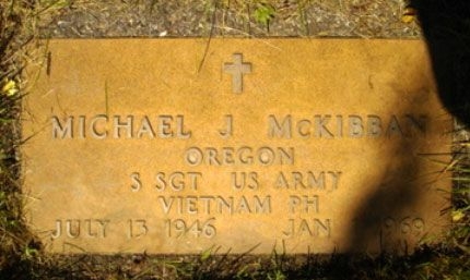 M. McKibban (grave)