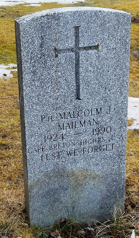 Malcolm J. Mailman (grave)