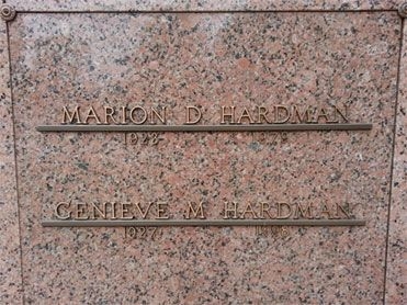 Marion D. Hardman (grave)