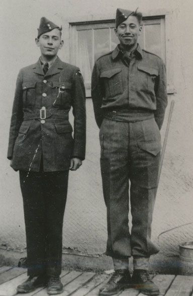Maurice D. White (right)