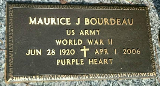 Maurice J. Bourdeau (grave)