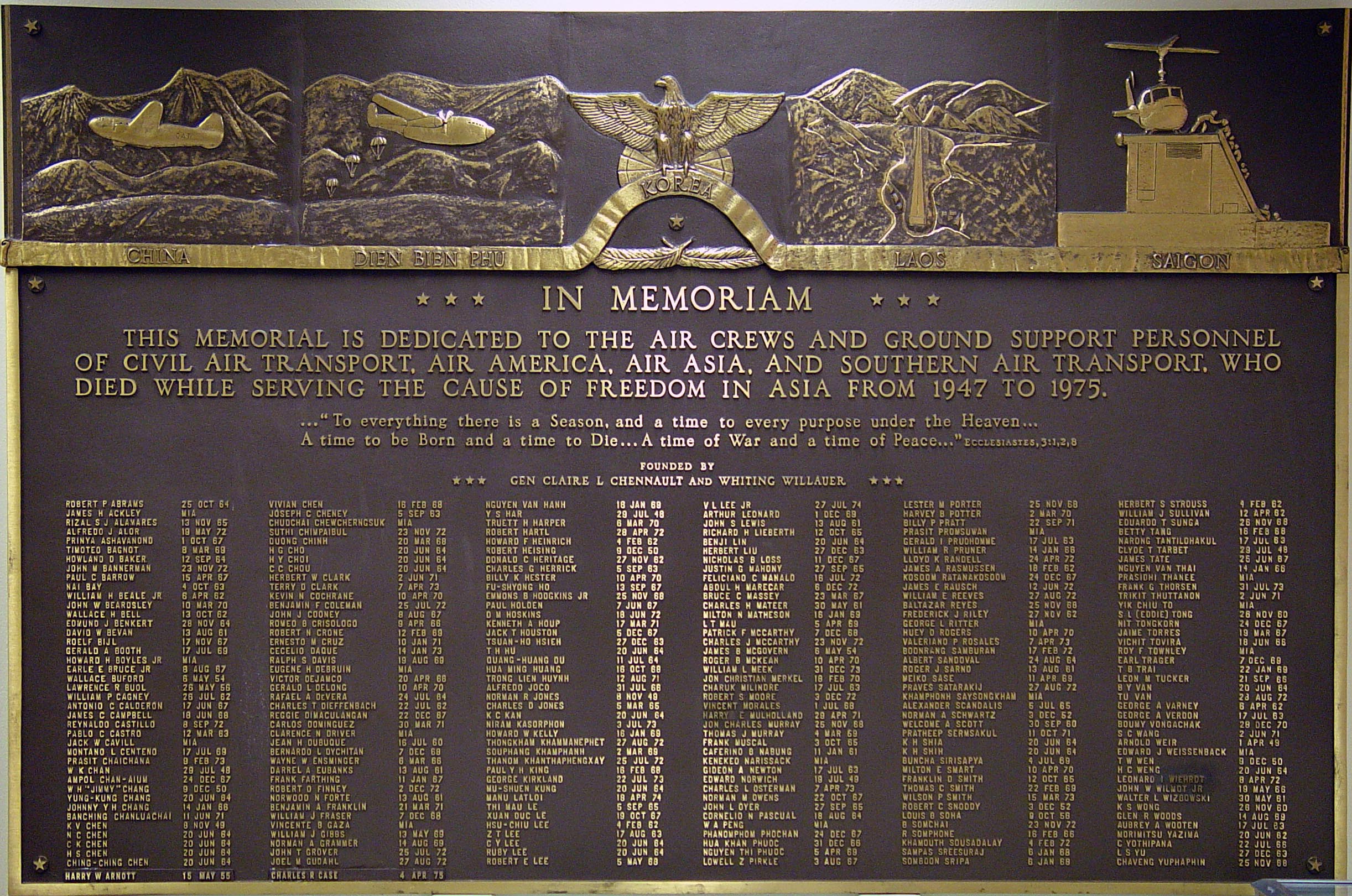 Memorial Plaque