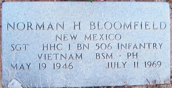 N. Bloomfield (grave)