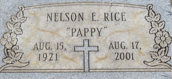 Nelson E. Rice (grave)