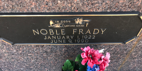 Noble Frady (grave)