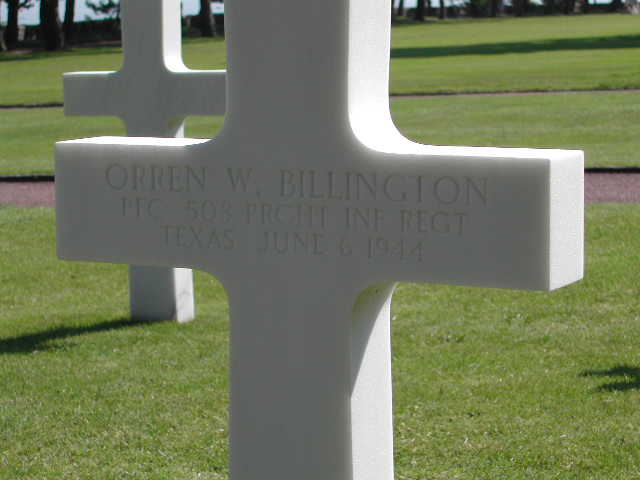 O. Billington (grave)