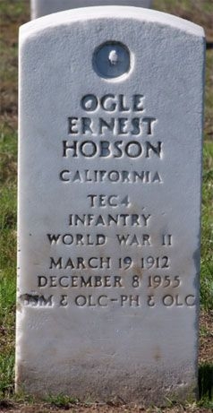 Ogle E. Hobson (grave)