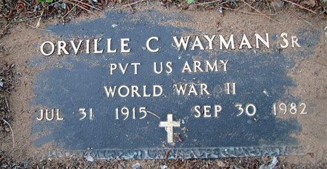 Orville C. Wayman (grave)