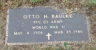 Otto H. Baulke (grave)