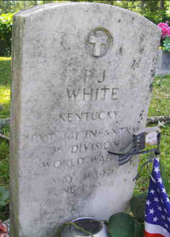 P.J. White (grave)