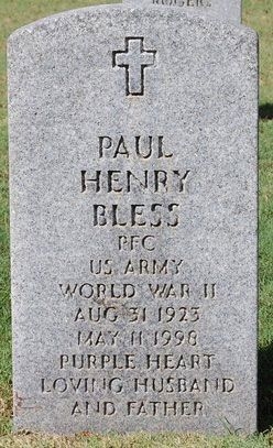 Paul H. Bless (grave)