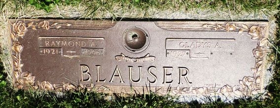 Raymond A. Blauser (grave)