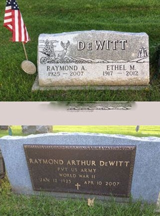Raymond A. DeWitt (grave)
