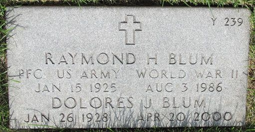 Raymond H. Blum (grave)