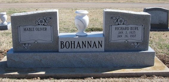 Richard B. Bohannan (grave)