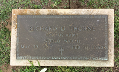 Richard O. Thorne (grave)