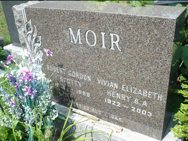 Robert G. Moir (grave)