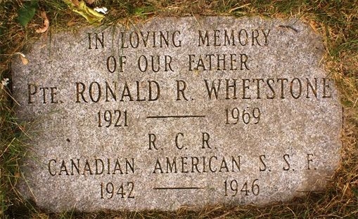 Ronald R. Whetstone (grave)
