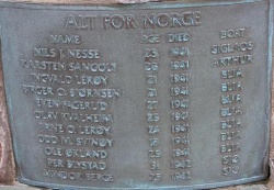 Shetland Bus Memorial,plaque 1