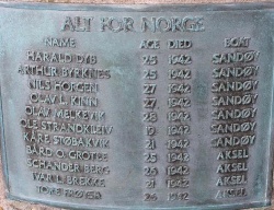 Shetland Bus Memorial,plaque 2
